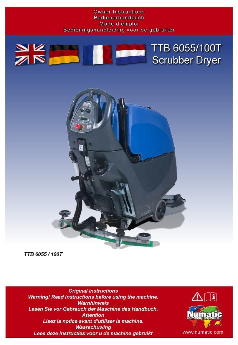 Numatic TTB 6055/100T User manual
