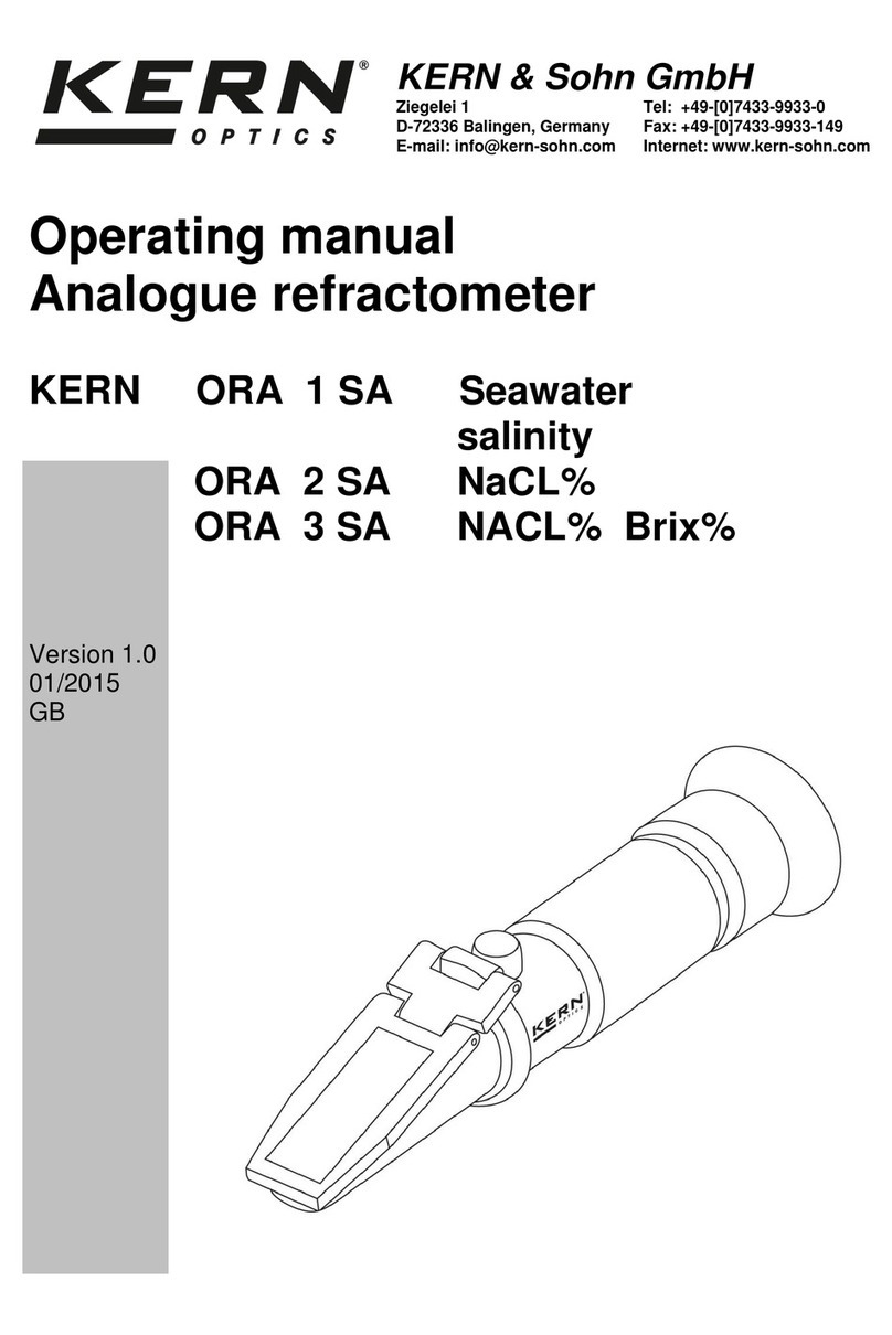 KERN Optics ORA 2SA operating manual