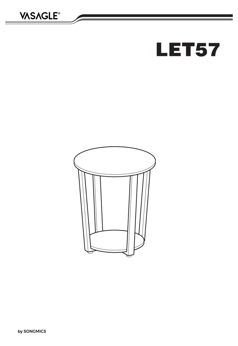 Songmics VASAGLE LET57 quick start guide