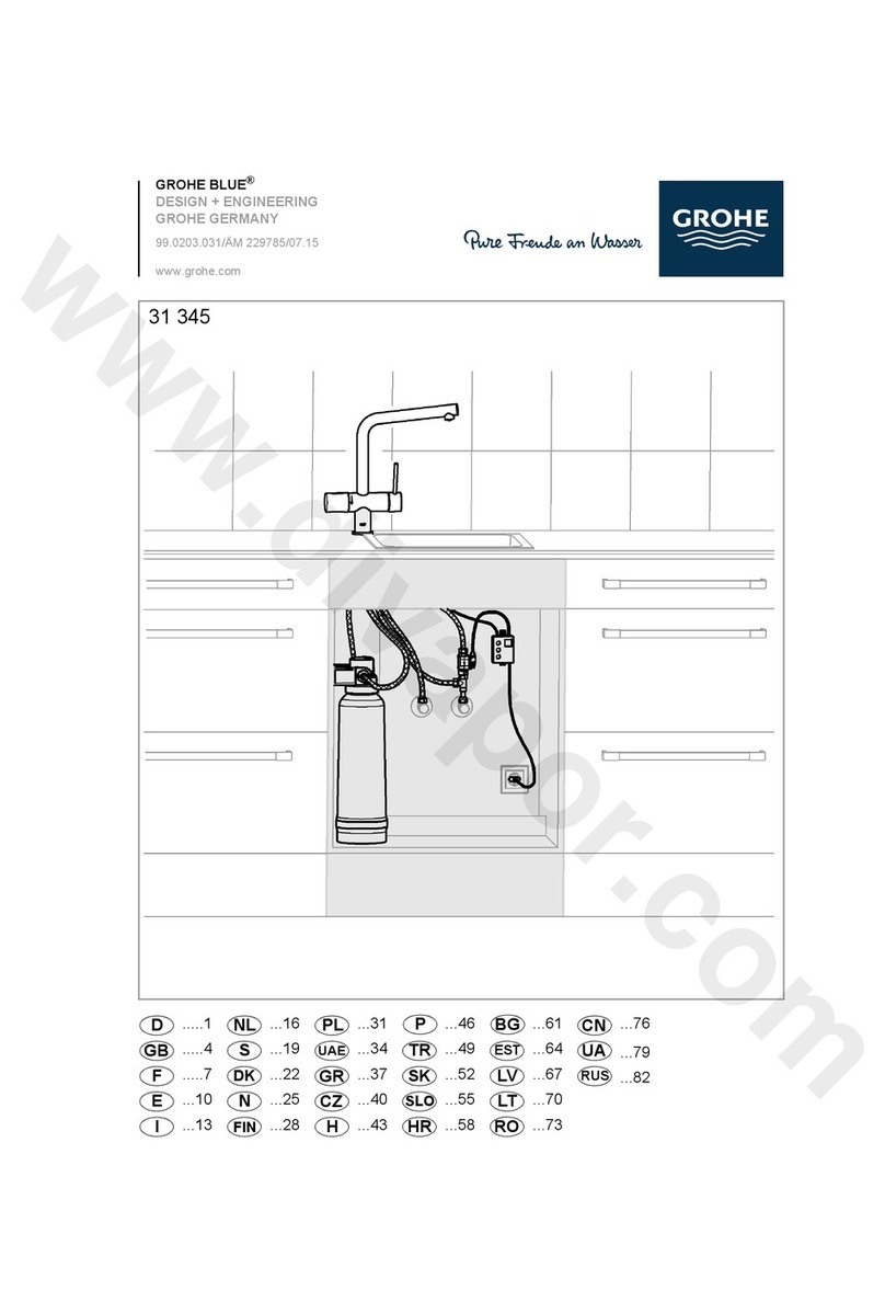 Grohe 31 345 User manual Grohe 31 345 User manual
