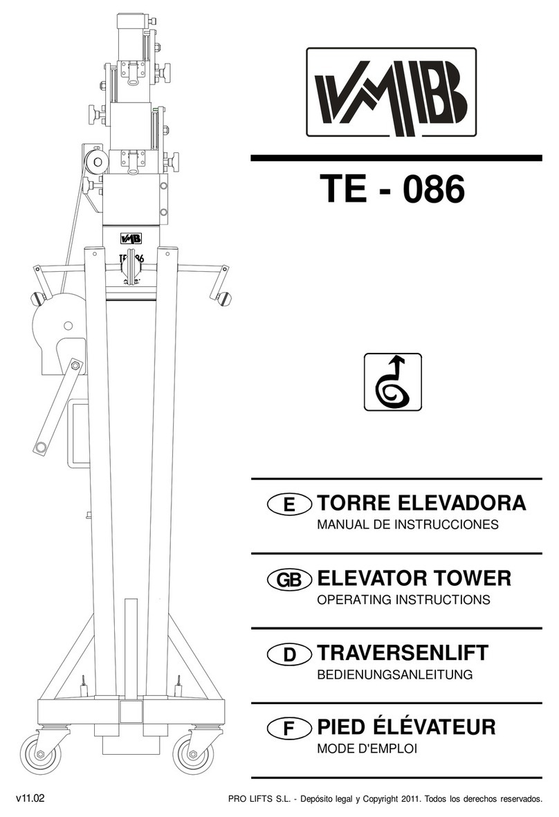VMB TE-086 operating instructions