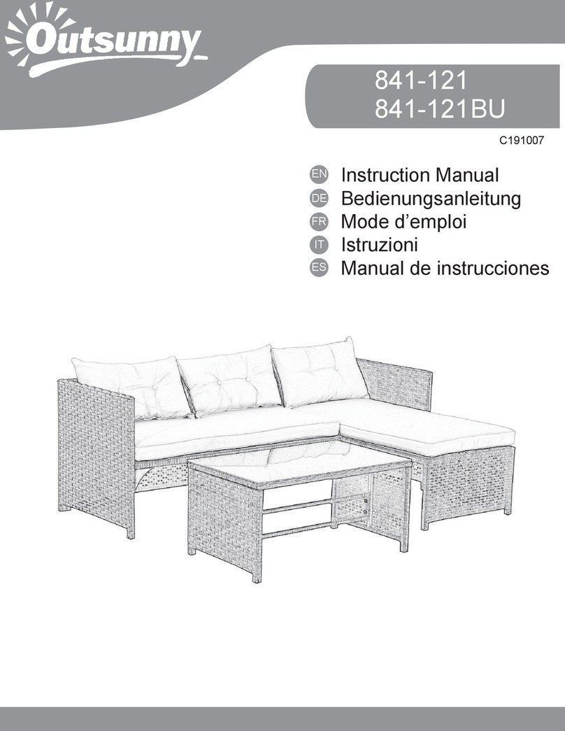 Outsunny 841-121 instruction manual Outsunny 841-121 instruction manual