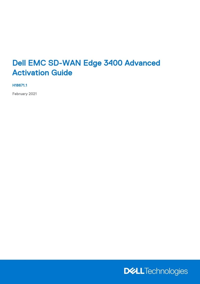 Dell MC SD-WAN Edge 3400 Advanced User manual