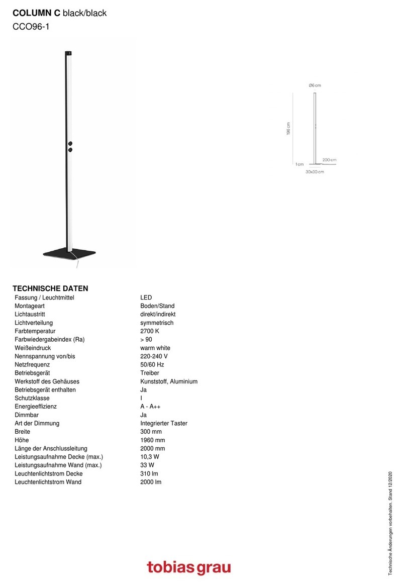 TOBIAS GRAU COLUMN C CCO96-1 Assembly instructions TOBIAS GRAU COLUMN C CCO96-1 Assembly instructions