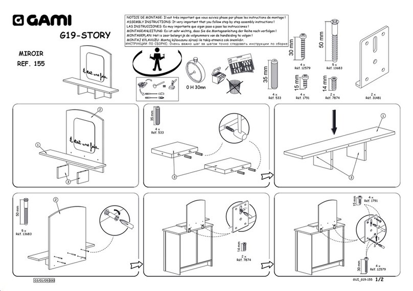Gami G19-STORY Assembly instructions