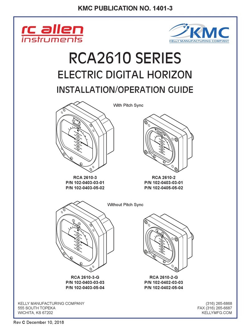 Kelly Manufacturing RCA 2610-2 P Installation & operation guide Kelly Manufacturing RCA 2610-2 P Installation & operation guide
