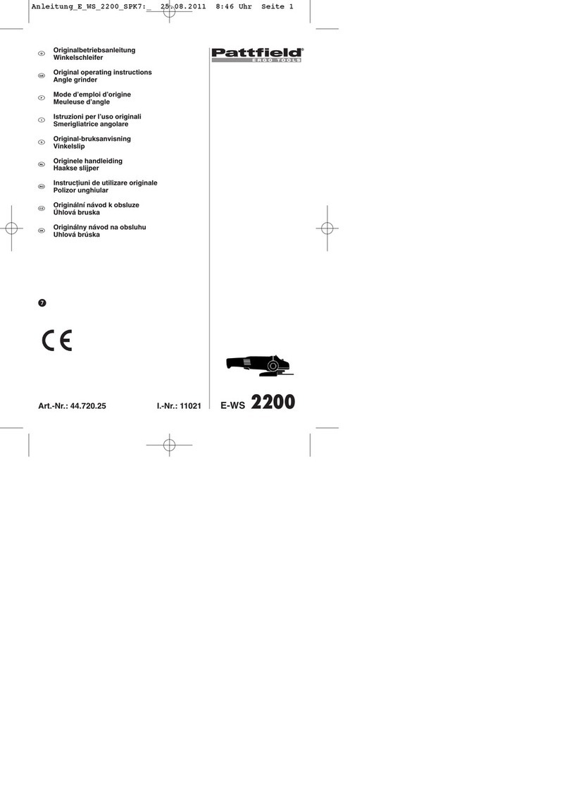 Pattfield Ergo Tools E-WS 2200 User manual