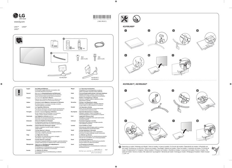 LG LK60 Series User manual