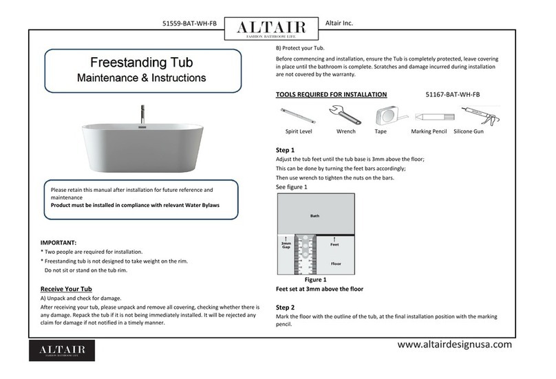 Altair Kaprun 51559-BAT-WH-FB Manual Altair Kaprun 51559-BAT-WH-FB Manual
