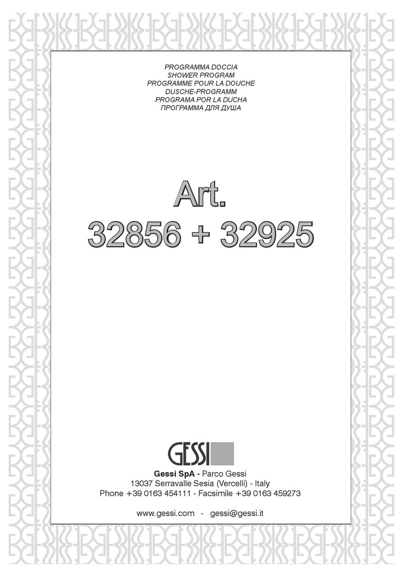 Gessi 32856 manual