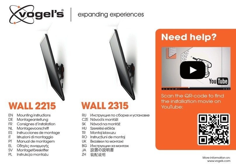 VOGELS WALL 2315 Mounting instructions