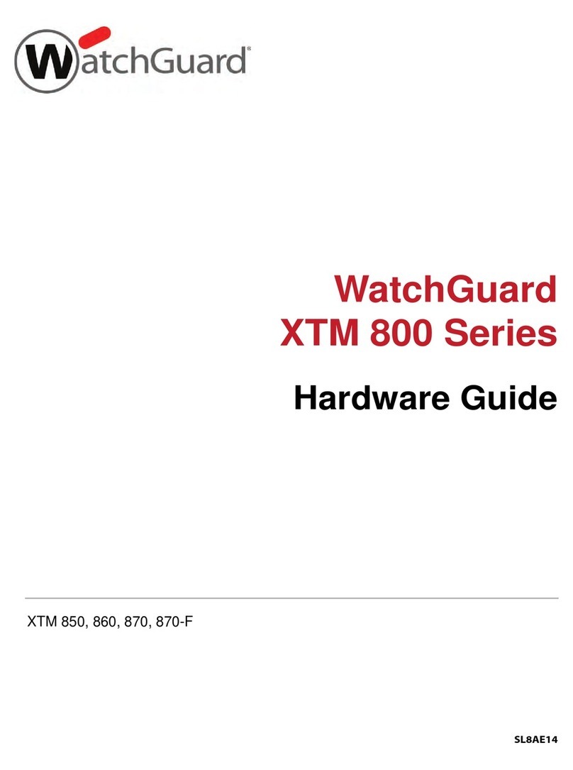 Watchguard XTM 850 Installation instructions