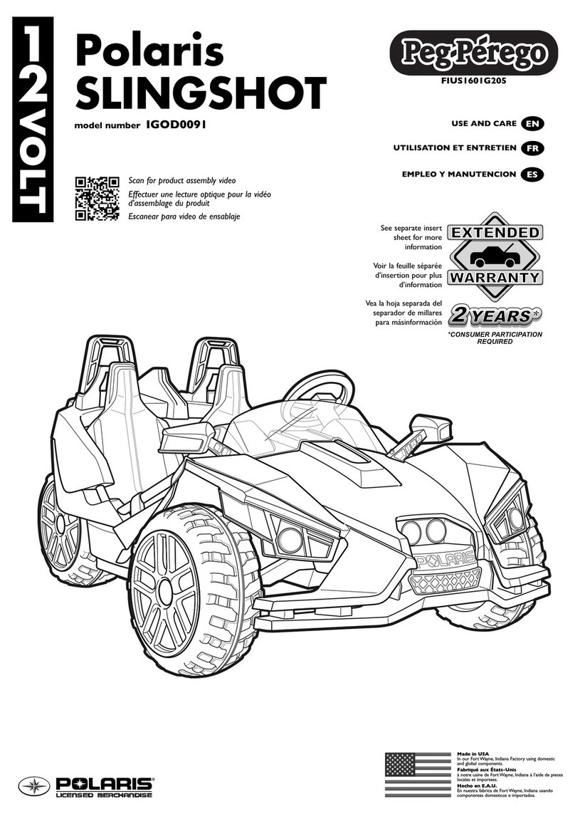 Peg-Perego Polaris SLINGSHOT IGOD0091 Installation instructions