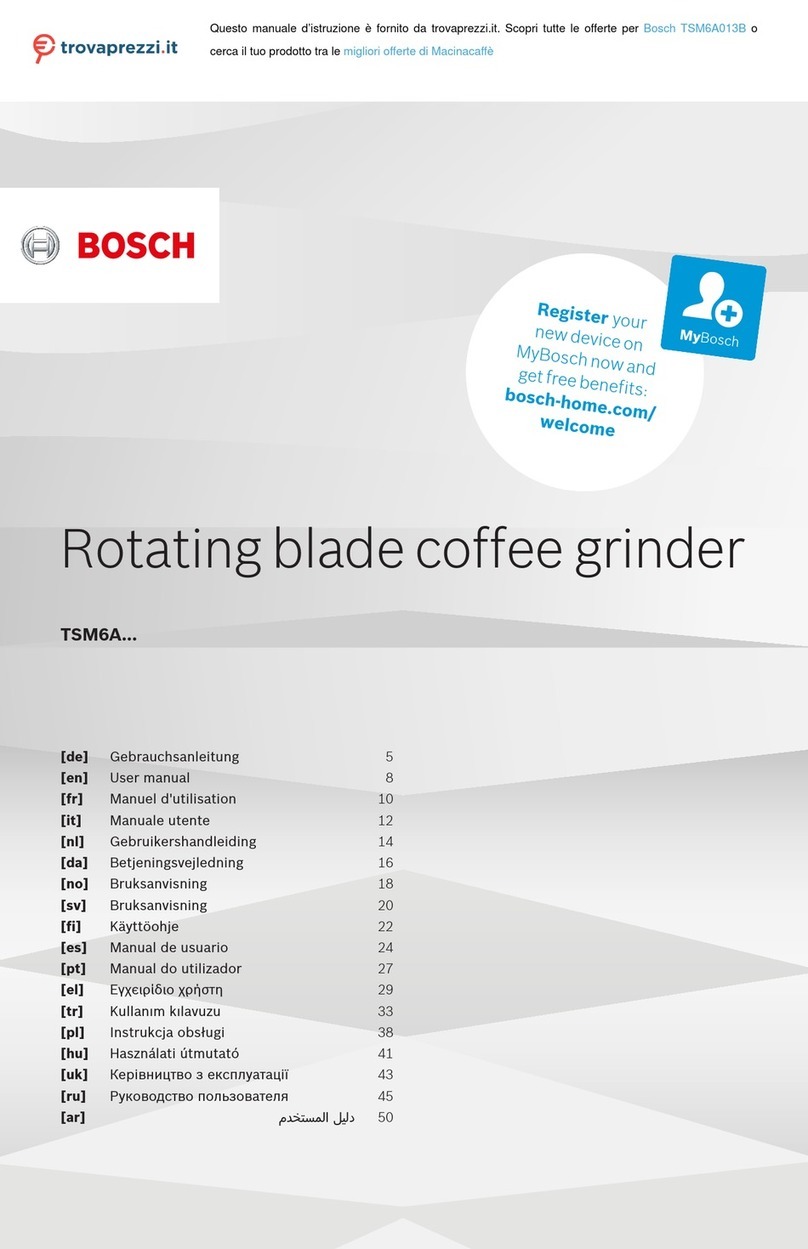 Bosch TSM6A013B user manual