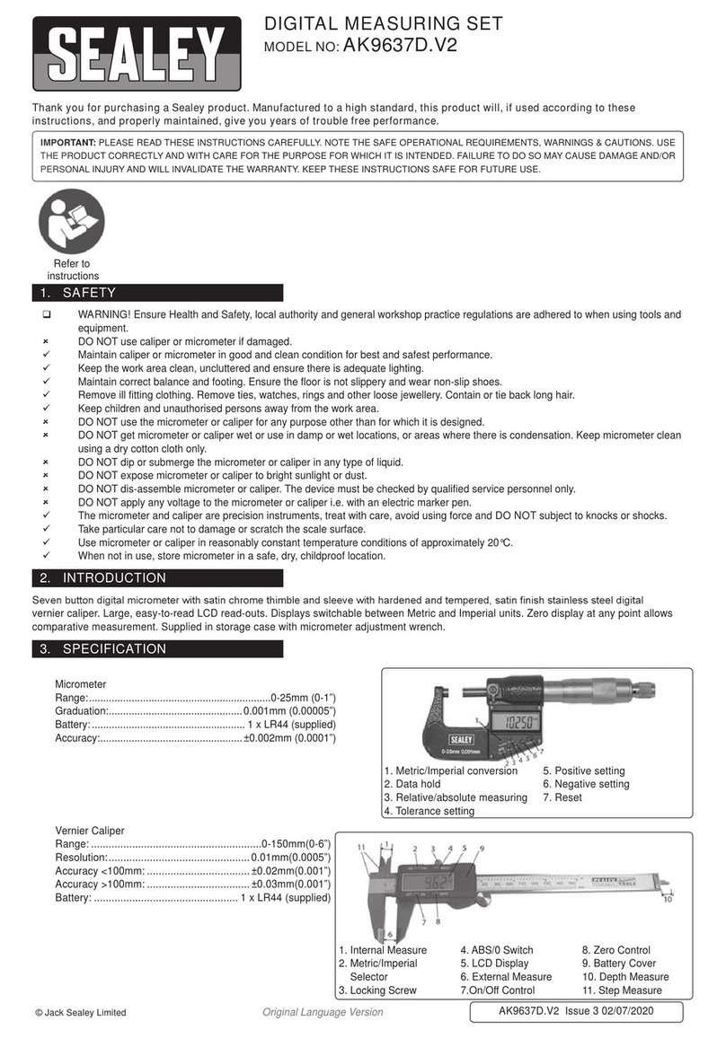 Sealey AK9637D.V2 User manual