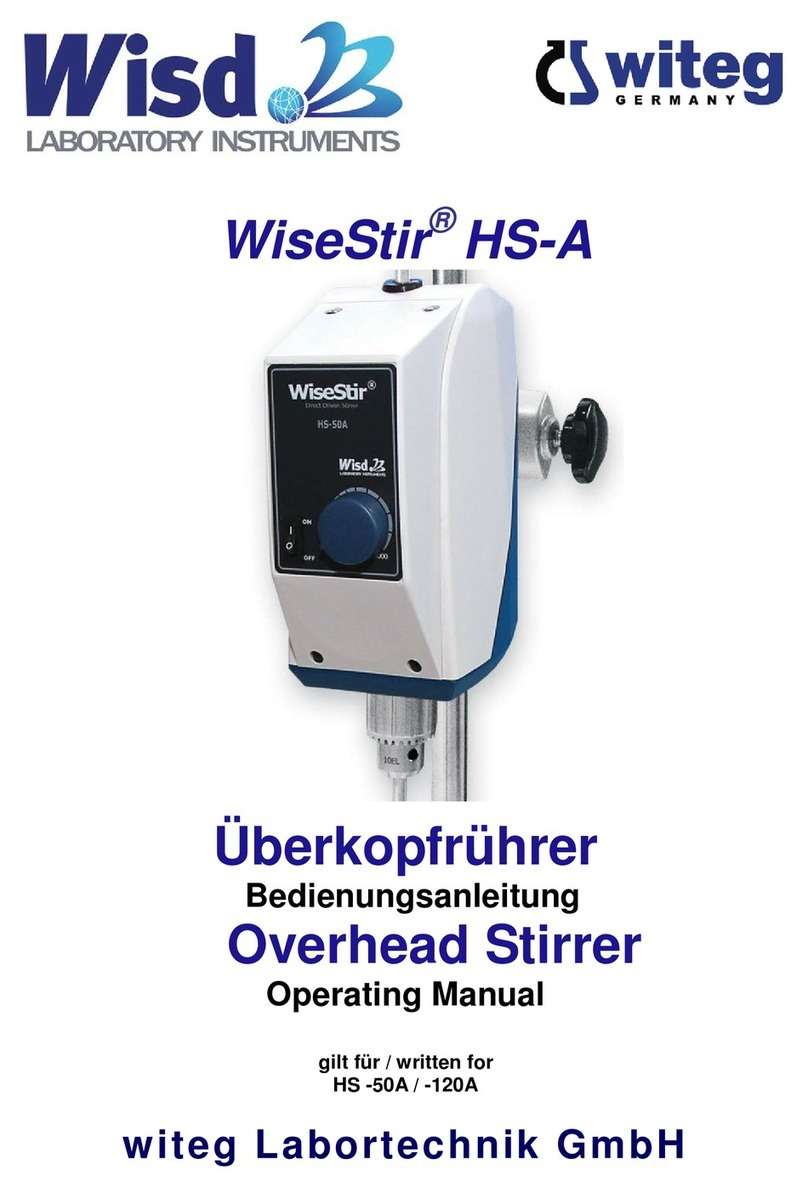 Witeg WiseStir HS-A User manual