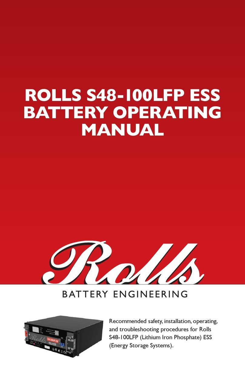 Rolls S48-100LFP ESS operating manual