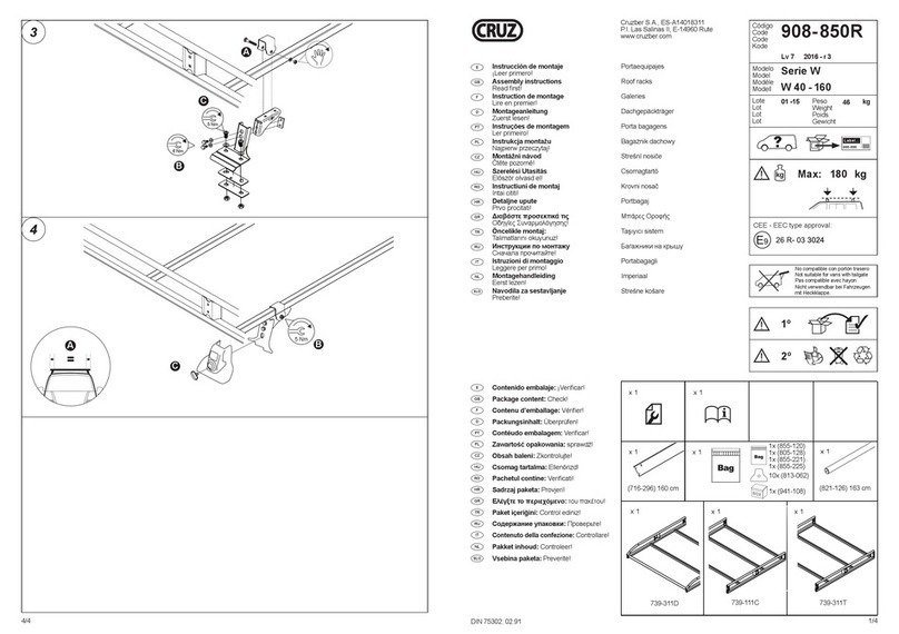Cruz W 40 User manual Cruz W 40 User manual