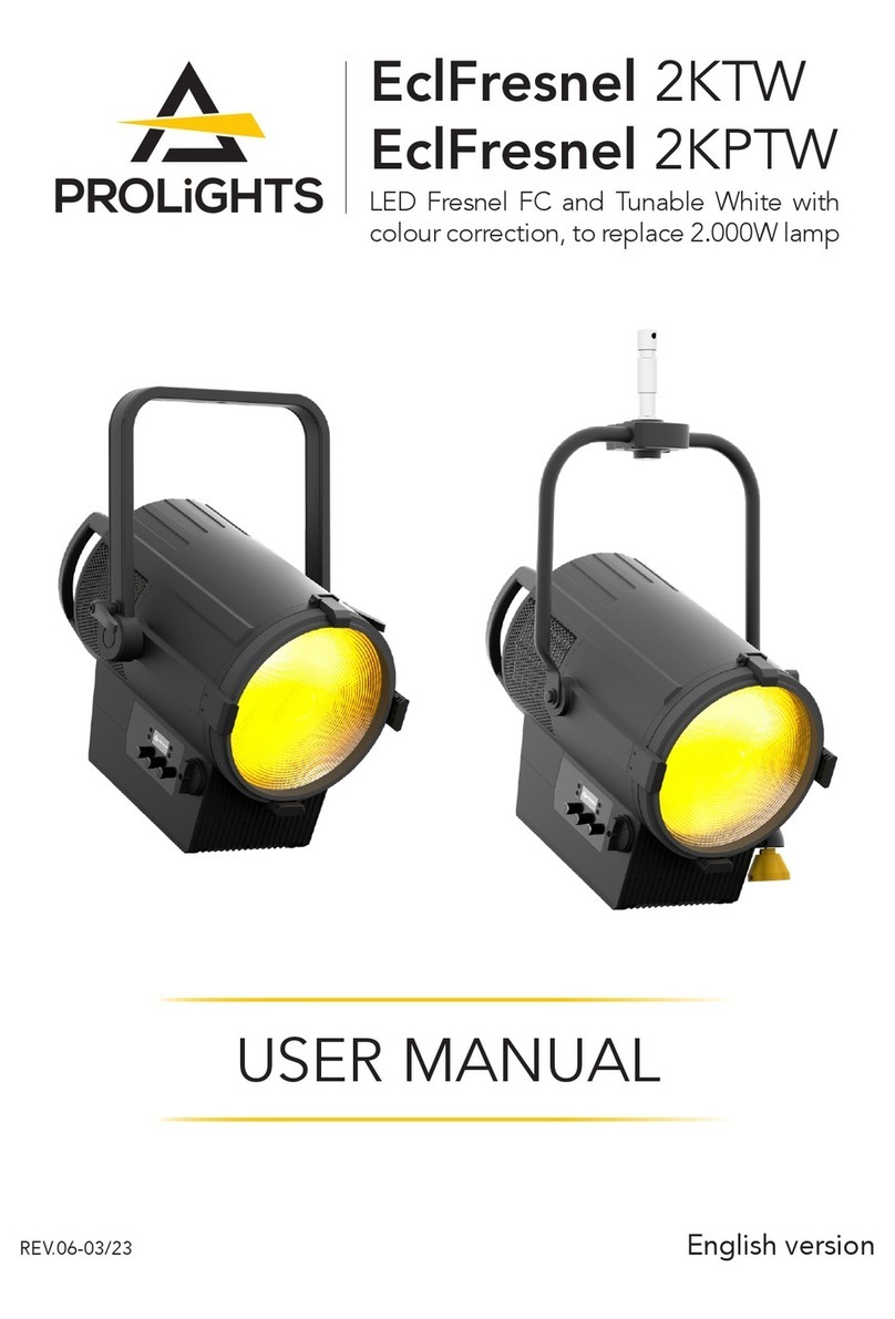 ProLights EclFresnel 2KTW user manual