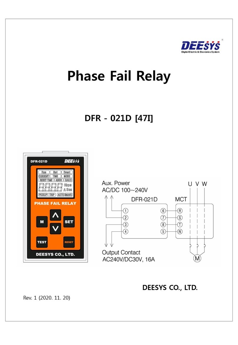 DEEsys DFR-021D manual
