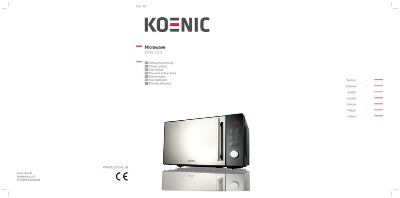 Koenic KMW 203 user manual