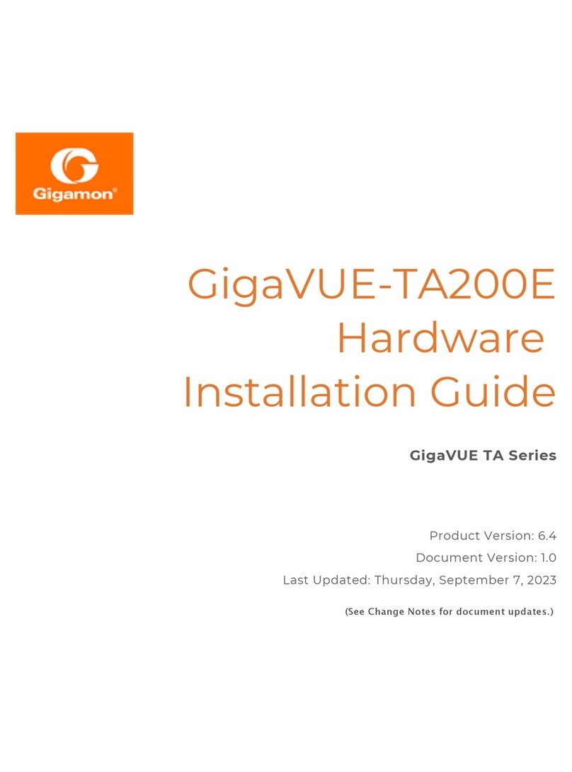 Gigamon GigaVUE TA Series Hardware installation guide
