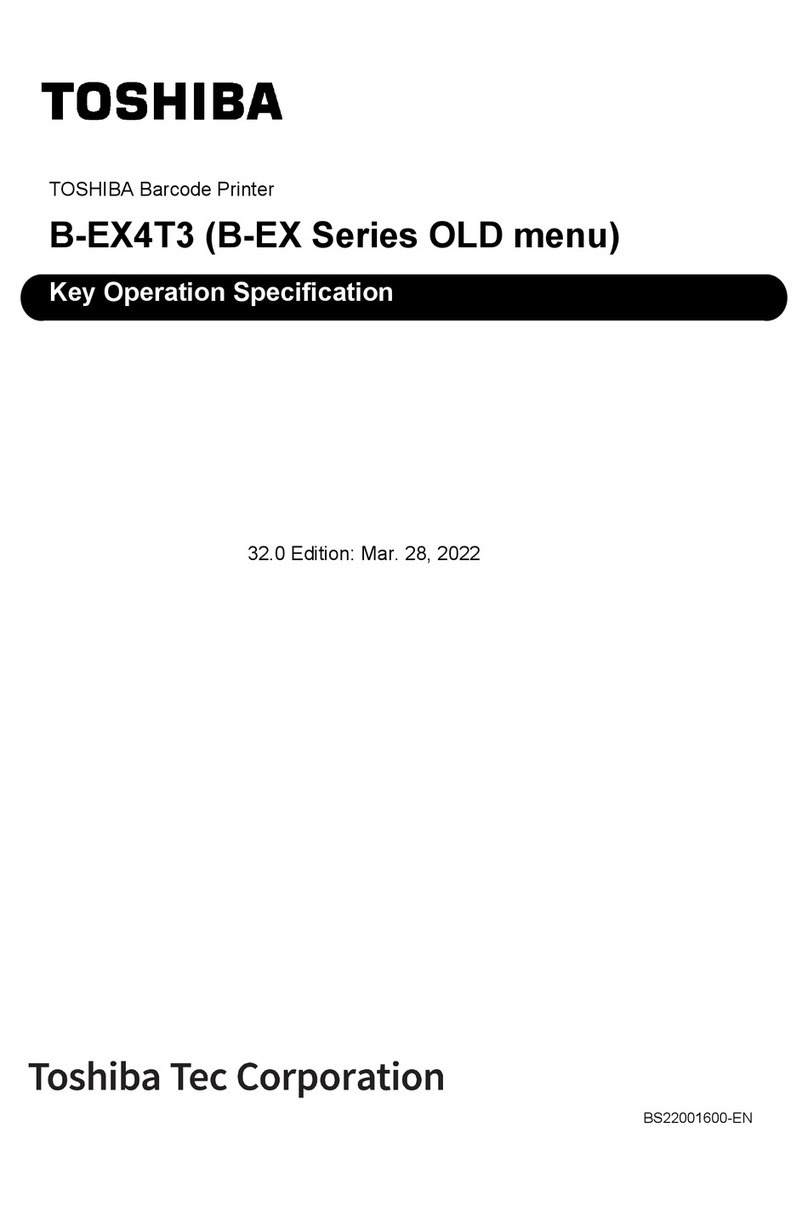 Toshiba B-EX Series User manual Toshiba B-EX Series User manual