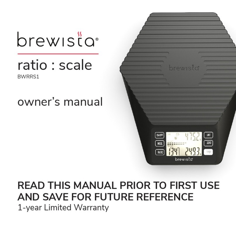 BREWISTA BWRRS1 owner's manual
