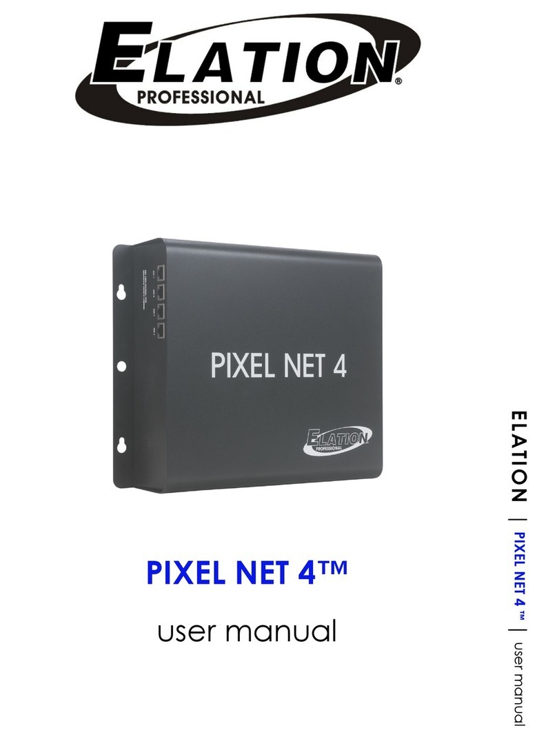 Elation PIXEL NET 4 user manual