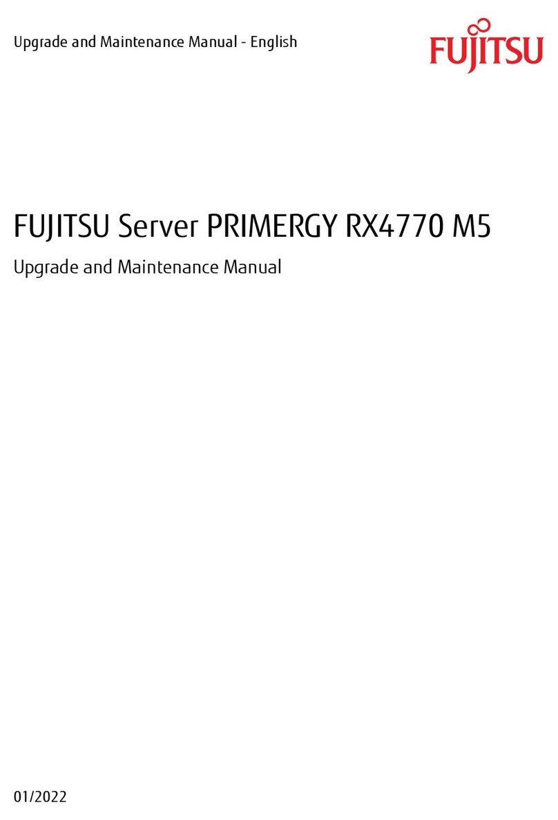 Fujitsu PRIMERGY RX4770 M5 User manual Fujitsu PRIMERGY RX4770 M5 User manual