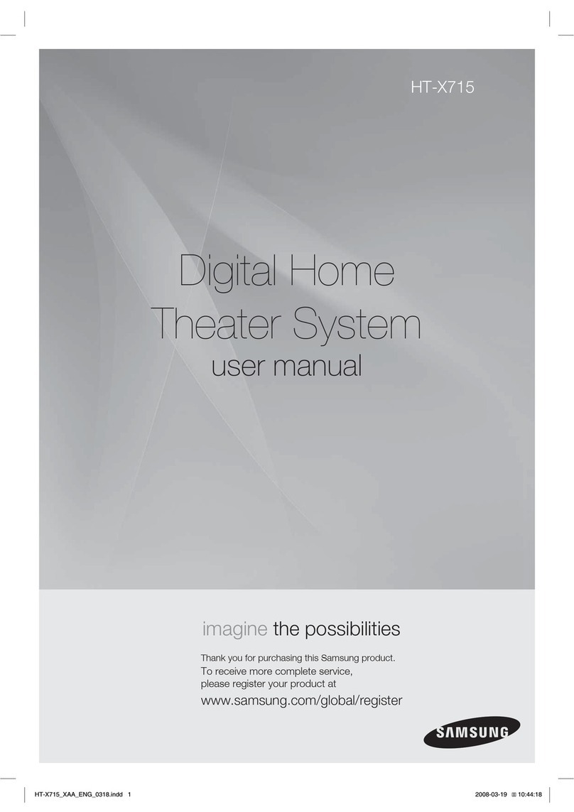 Samsung HT-X715 User manual