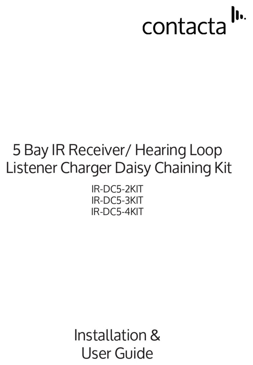 Contacta IR-DC5-2KIT Installation & user guide