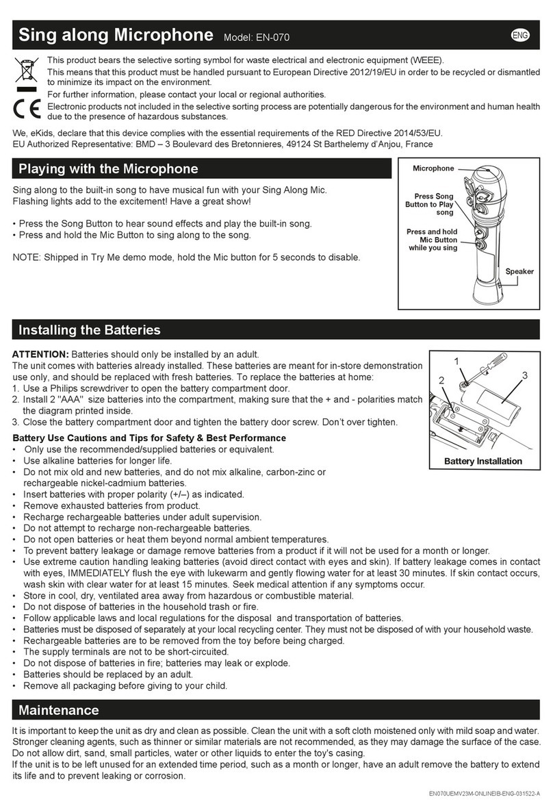 eKids EN-070 instructions