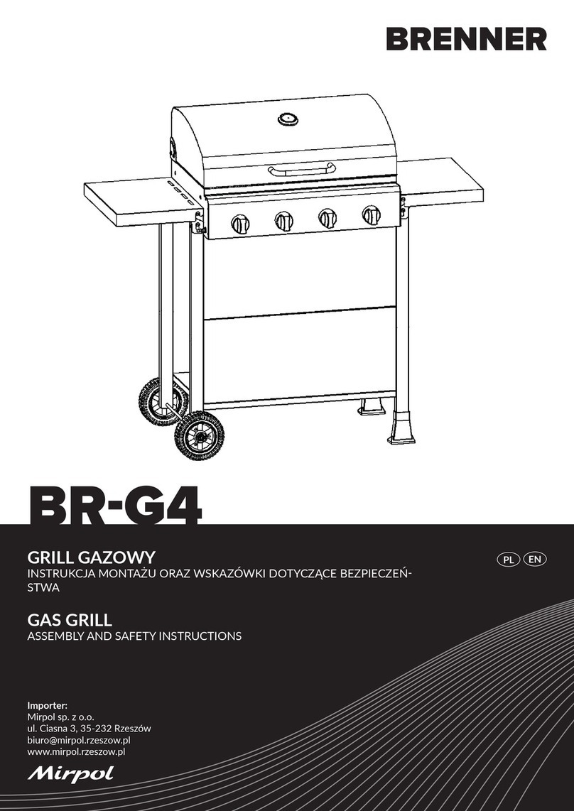 BRENNER BR-G4 Assembly and safety instructions
