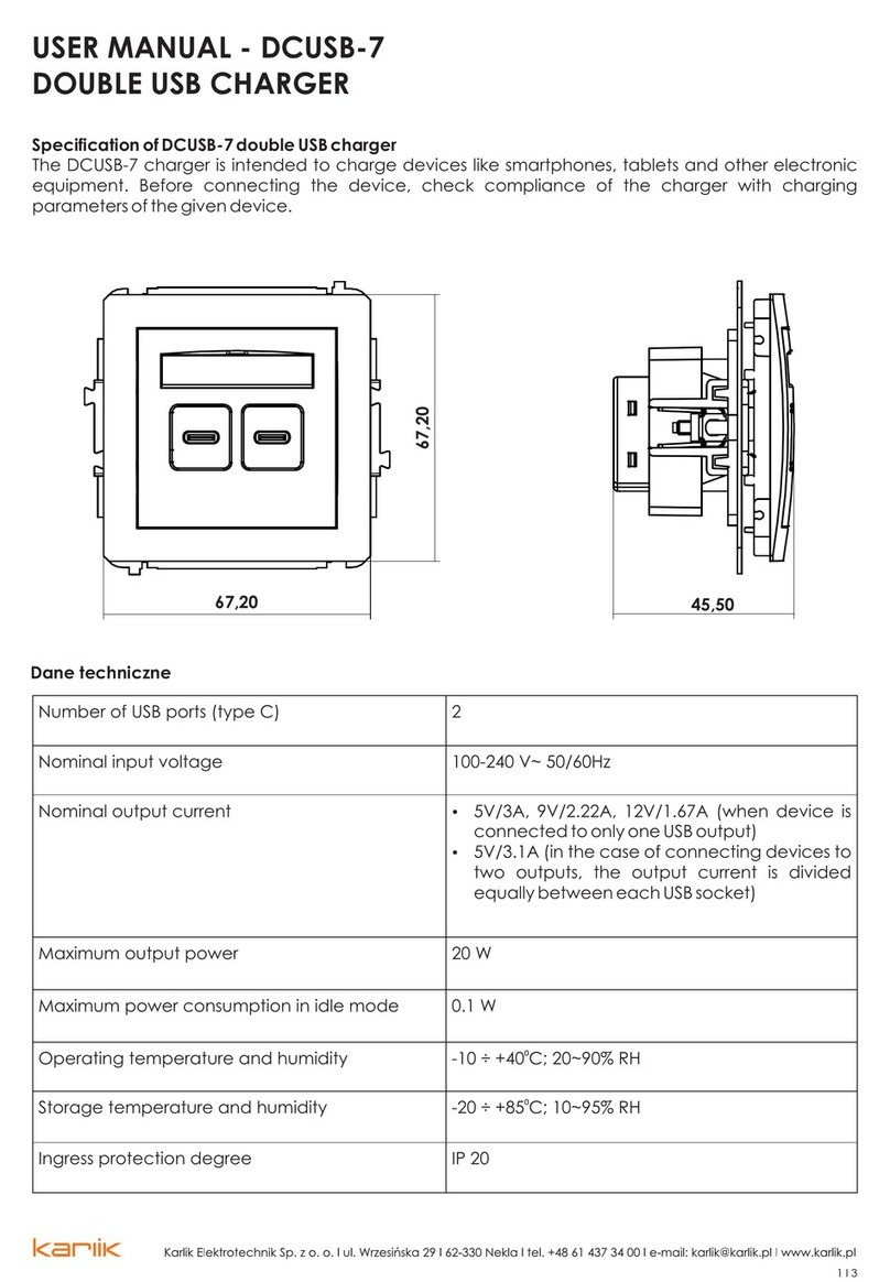 Karlik DCUSB-7 User manual Karlik DCUSB-7 User manual