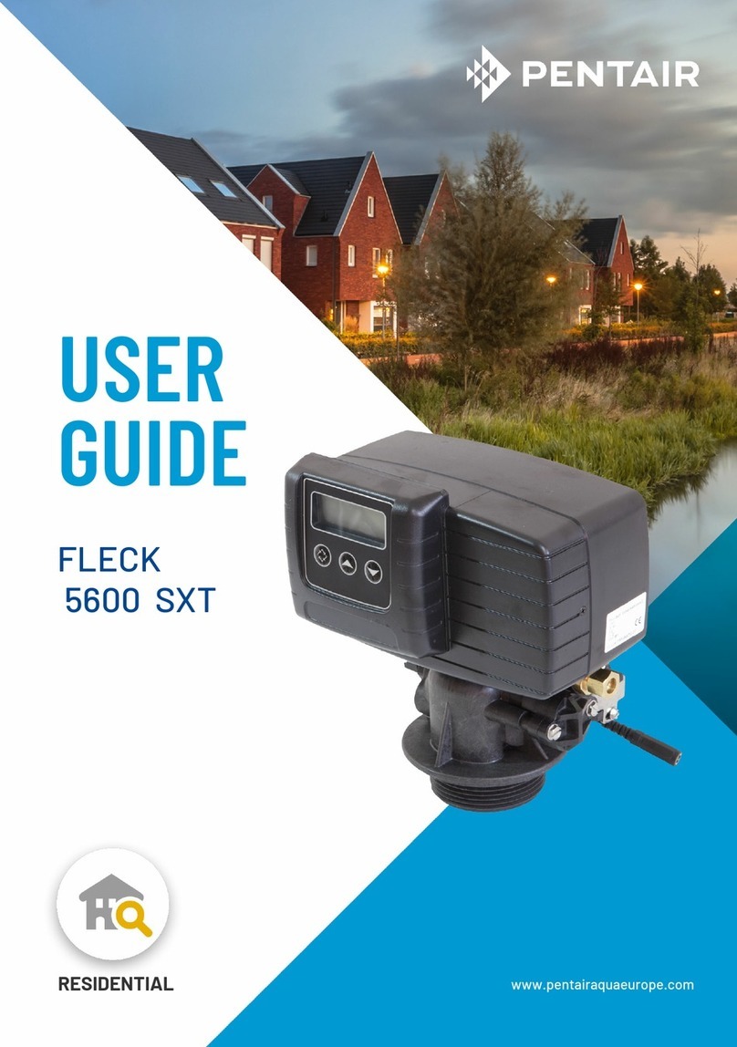 Pentair FLECK 5600 SXT User manual