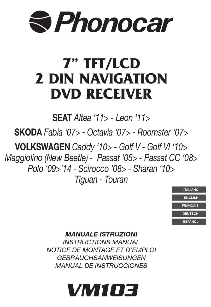 Phonocar VM103 User manual