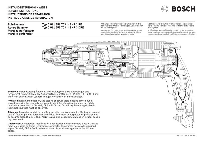 Bosch BHR 2 RE Setup guide