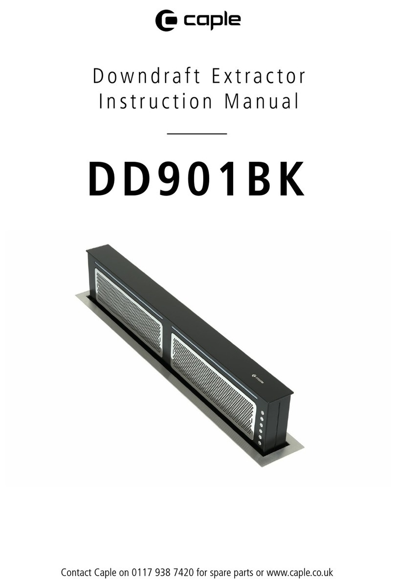 Caple D901BK User manual