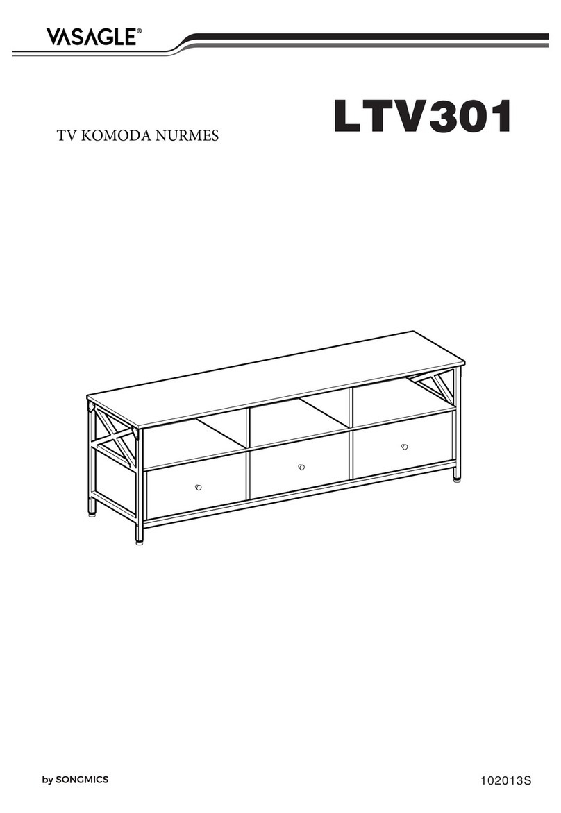 Songmics VASAGLE LTV301 Assembly instructions