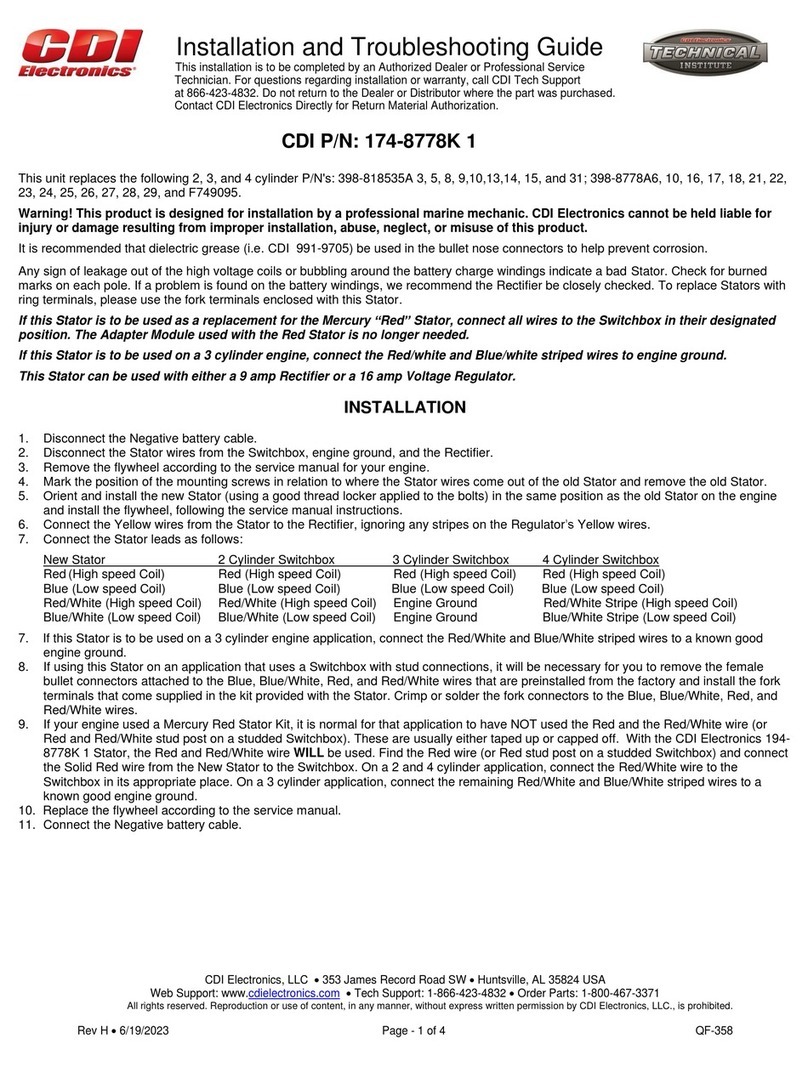 CDI 174-8778K 1 Guide