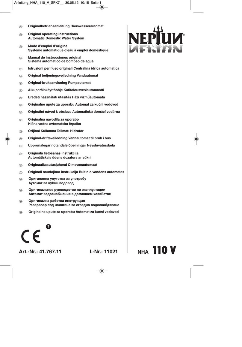 Neptun NHA 110 V Original operating instructions