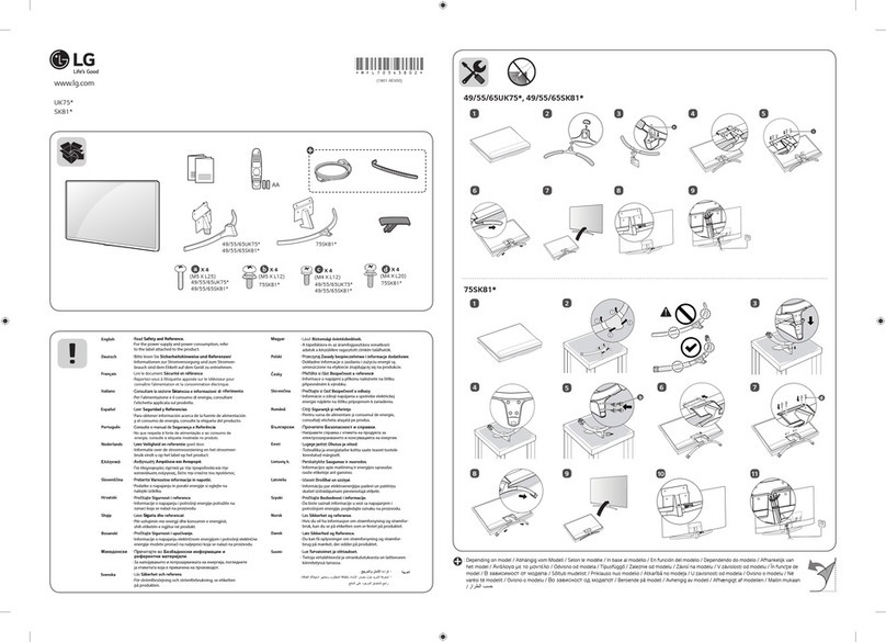 LG SK81 Series User manual