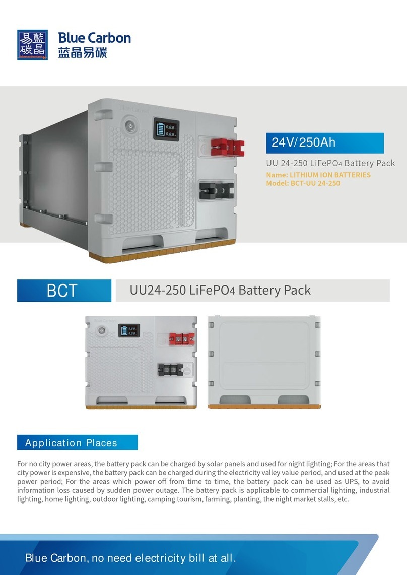 Blue Carbon BCT-UU 24-250 instruction manual