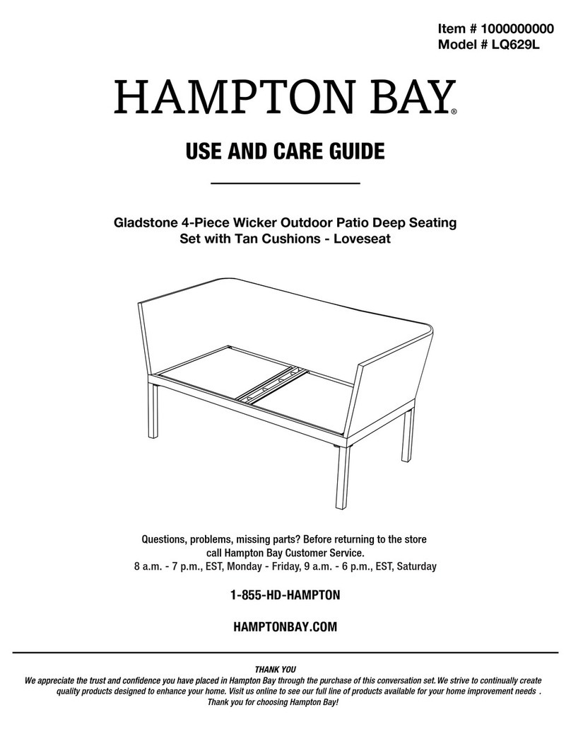 HAMPTON BAY Gladstone LQ629L User manual