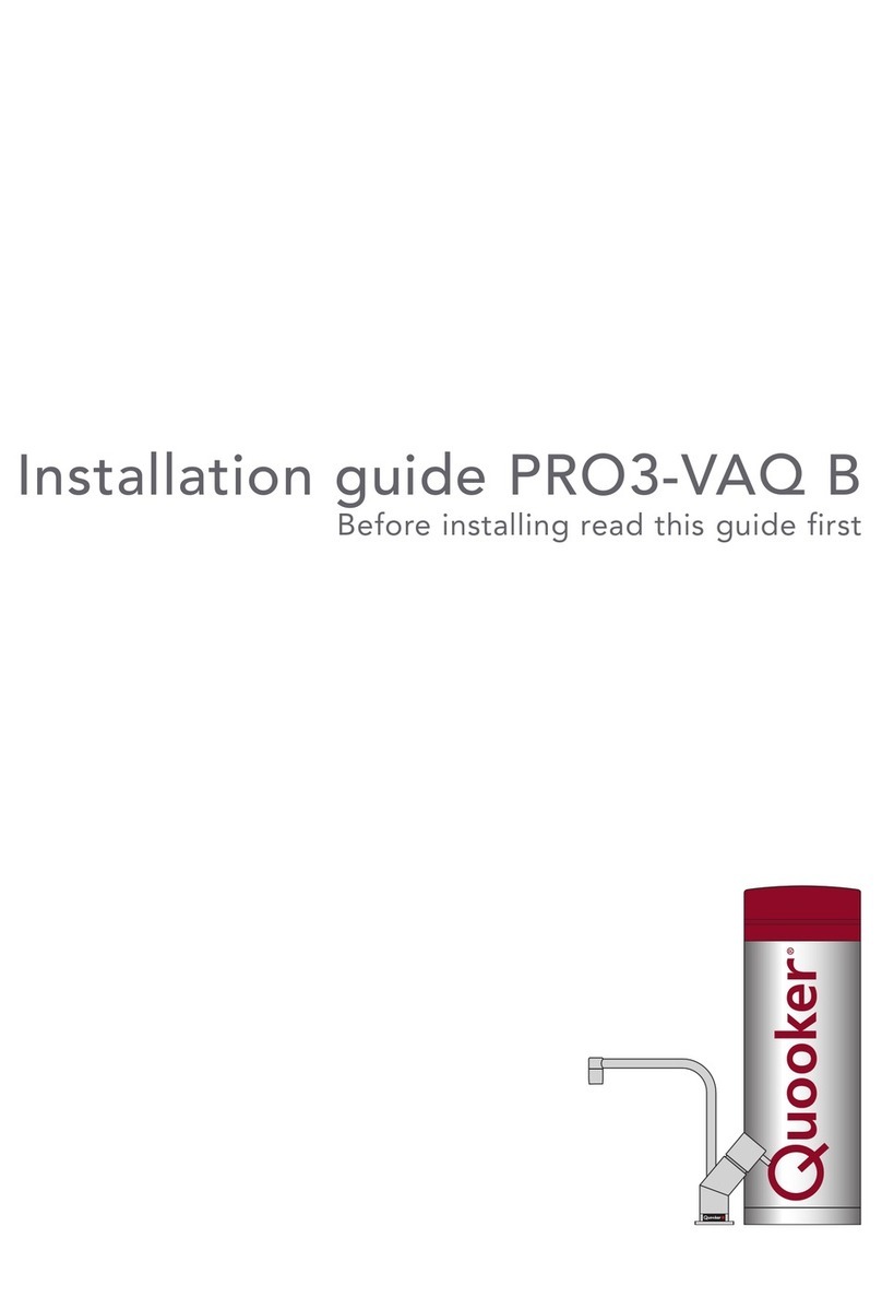 Quooker PRO3-VAQ B installation guide Quooker PRO3-VAQ B installation guide