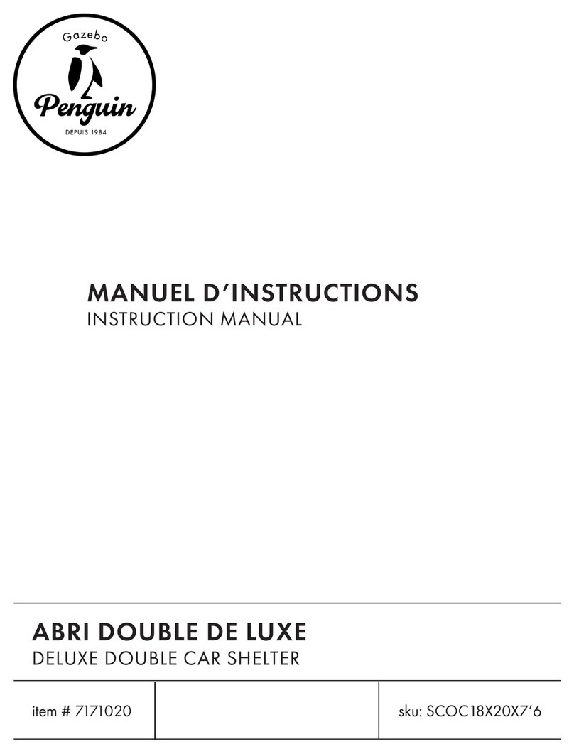 Gazebo penguin 7171020 instruction manual