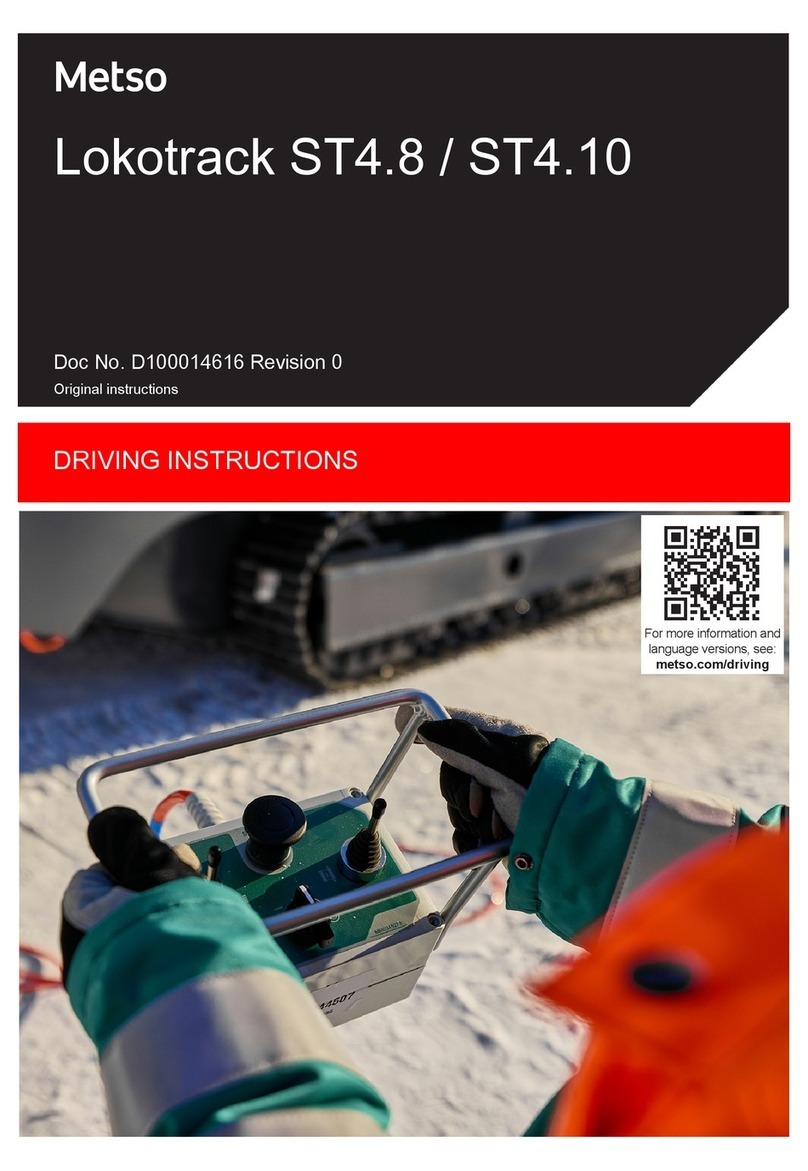 Metso Lokotrack ST4.8 DRIVING INSTRUCTION