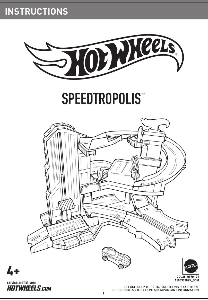 Mattel HotWheels SPEEDTROPOLIS instructions