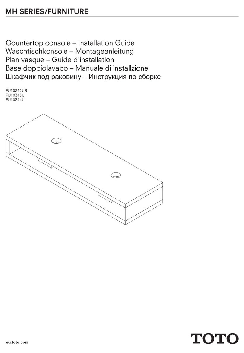 Toto MH Series installation guide